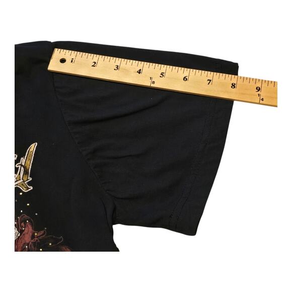 CH Apparel Sanctuary Soul Pullover Tshirt Mens Size XL Skull Swords Gothic Punk - Picture 9 of 10